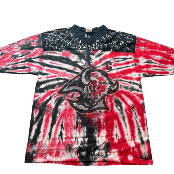 Vintage Sport Attack Michael Peca Buffalo Sabres Custom Tie Dye Men’s T-Shirt XL - Picture 2 of 5